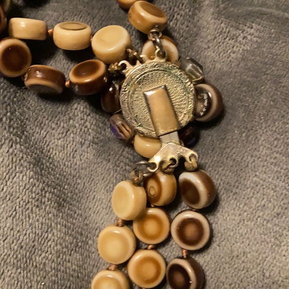 Vintage three-strand necklace - Picture 4 of 4